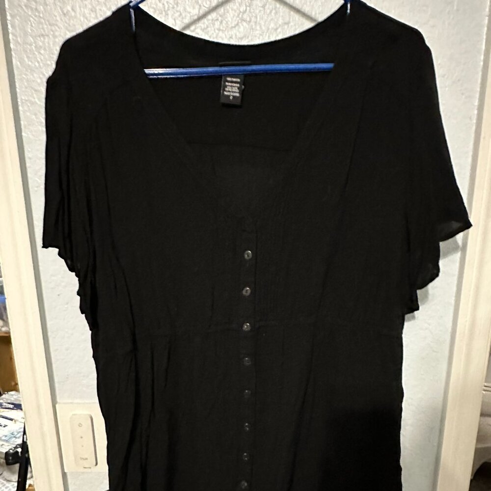 Torrid Black Blouse